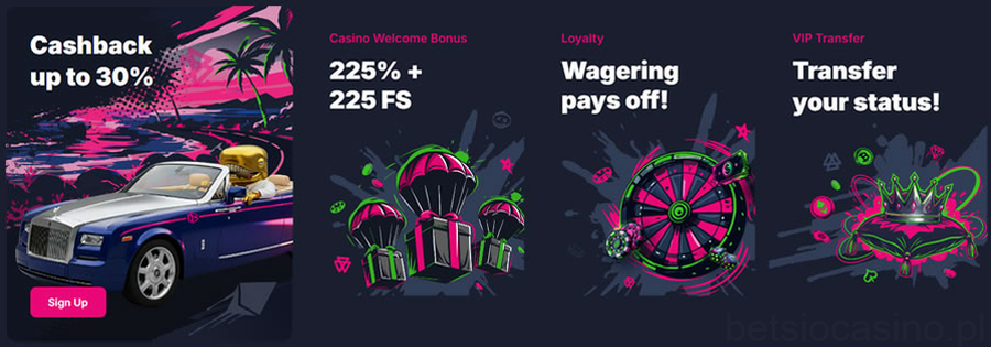 Betsio Casino Bonus Powitalny